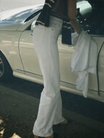 White Straight Cut Jeans- FINAL SALE