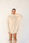 Bambi Cream Sweater Dress- FINAL SALE