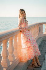 Dahlia Floral Tulle Dress