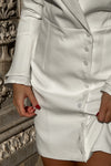 Cheers White Blazer Dress