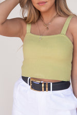 On Trend Sage Cropped Top - LLACIE 