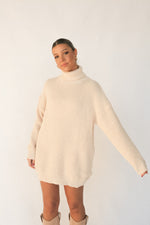 Bambi Cream Sweater Dress- FINAL SALE